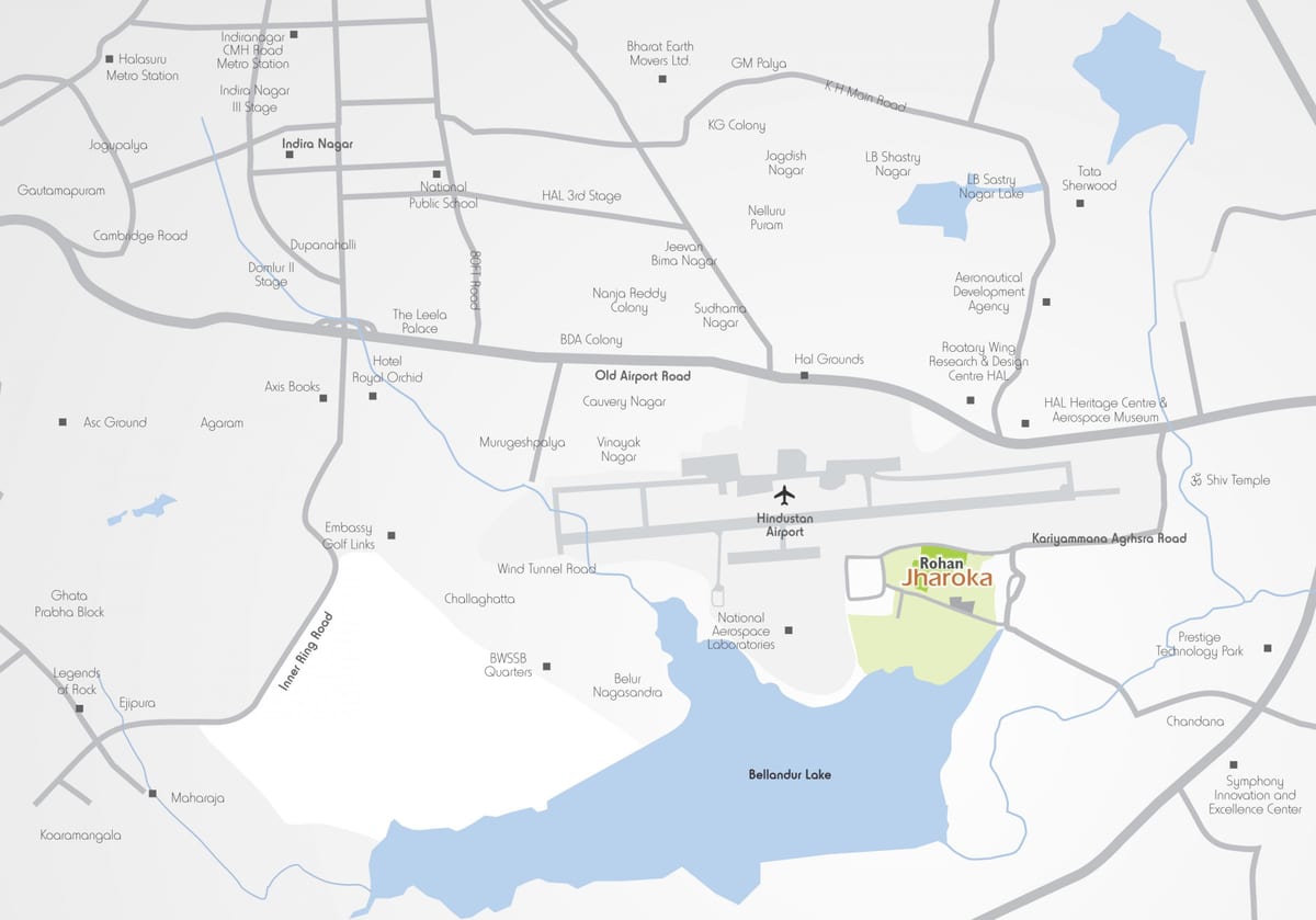 Bellandur خريطة بنغالور