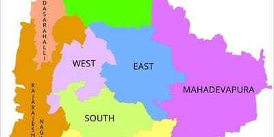 بنغالور BBMP وارد خريطة