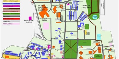 خريطة IISC بنغالور